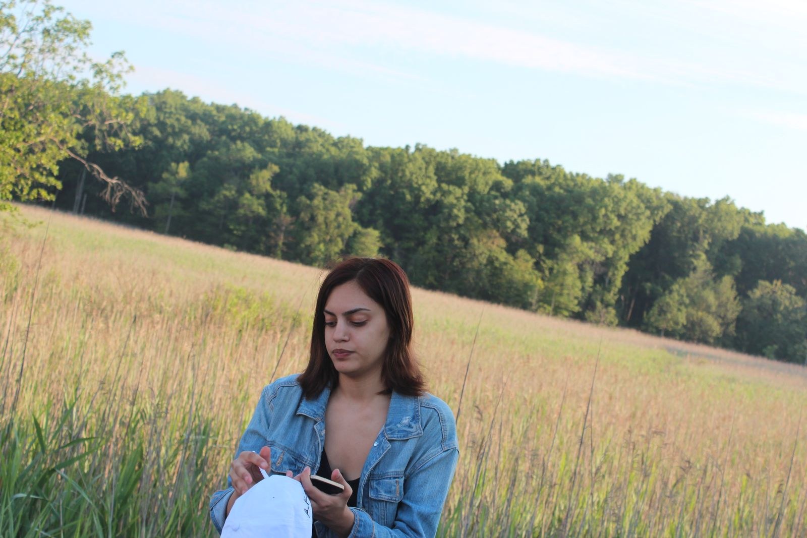 Camera and lens on a location shoot